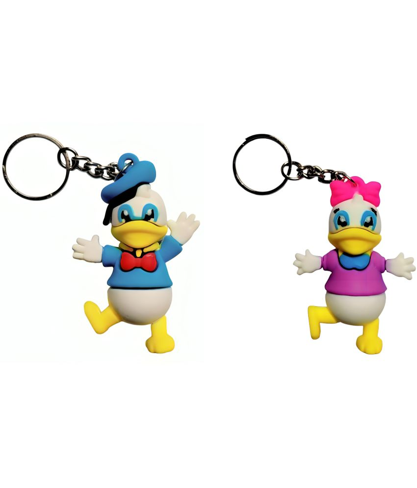     			Americ Style Multicolor Men's Character Keychain ( Pack of 2 )