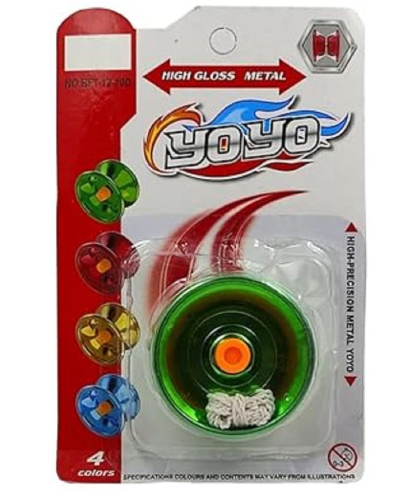     			DENFE  Fine Quality High Speed YoYo Spinner for Tricks and Skills Toy (Multi-Color) Pack of 1