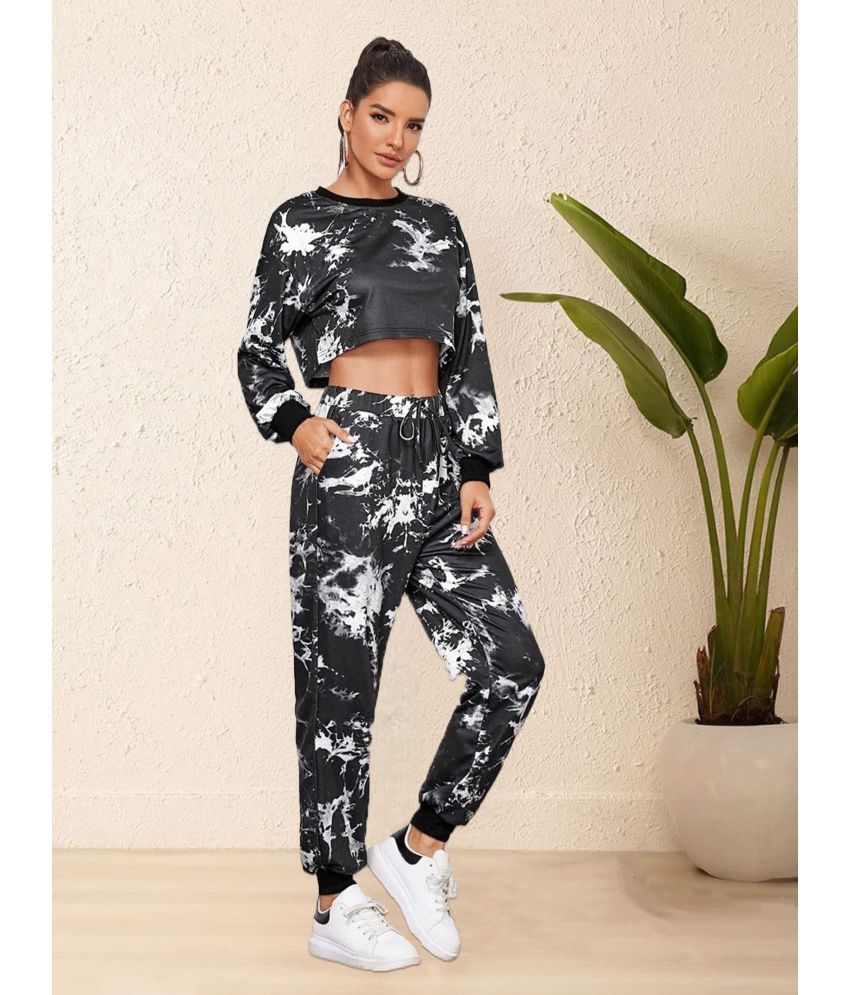     			DTR FASHION Multi Color Cotton Blend Printed Tracksuit - Pack of 1