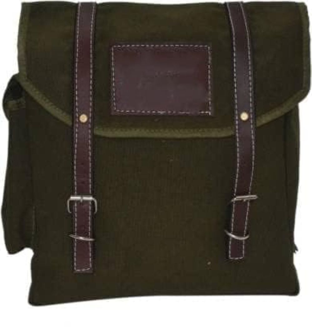     			Pure Biking Side Canvas Bag 10ltr for RE Classic Electra Standard 350/500cc (10 LTR Green)