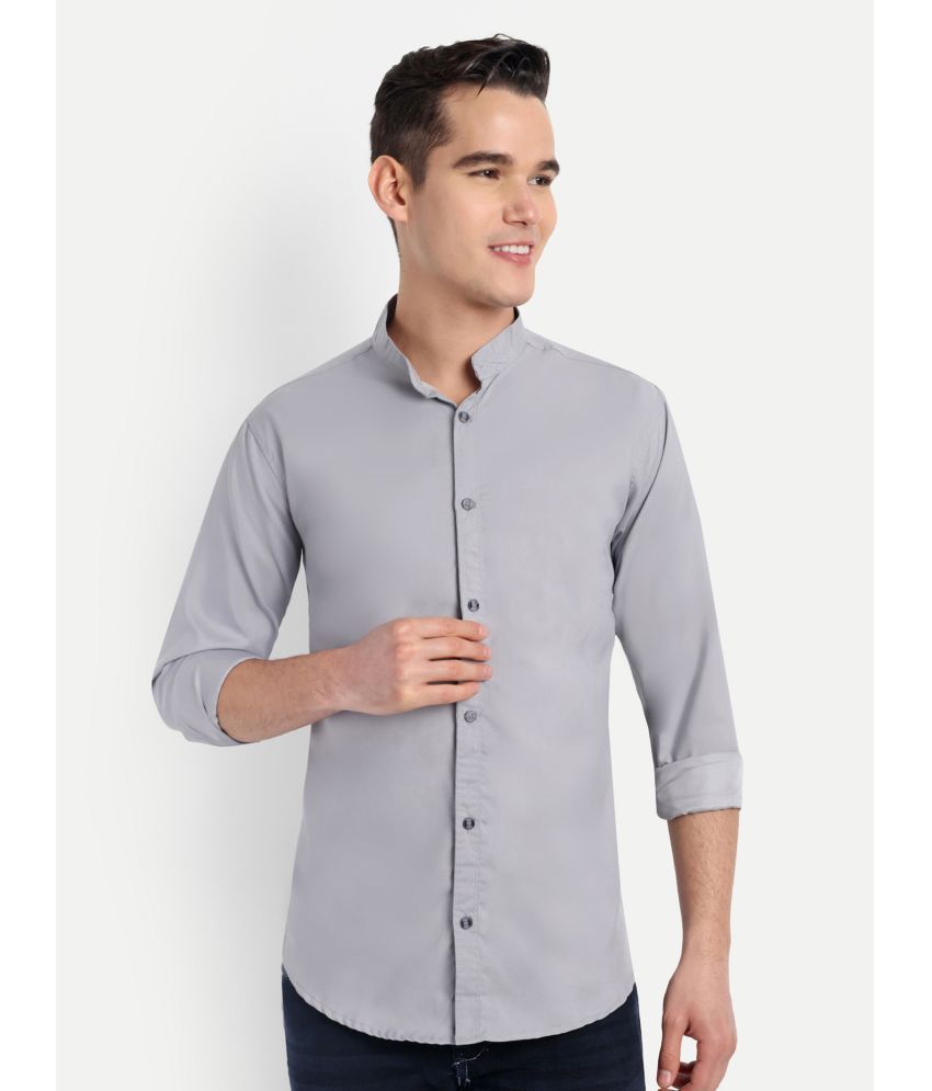     			S-LINE Cotton Slim Fit Full Sleeves Men's Formal Shirt - Grey ( Pack of 1 )