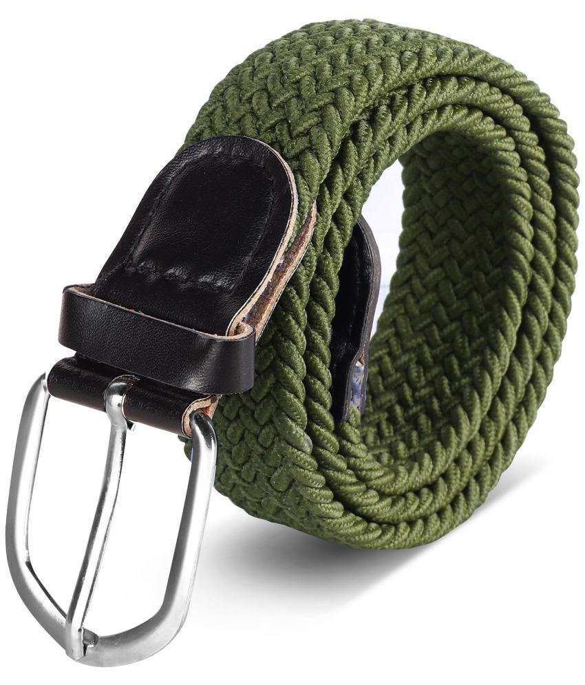     			howdy - Green Nylon Men's Casual Belt ( Pack of 1 )