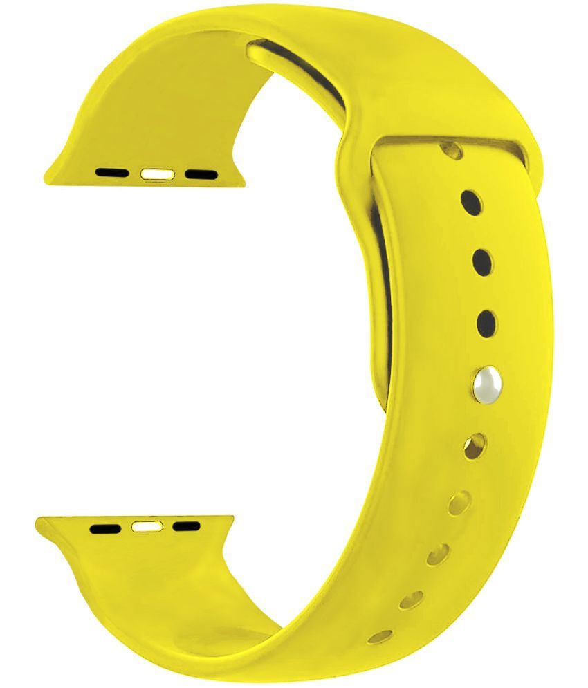     			ACM Watch Strap Slide Silicone Belt compatible with Boat Wave Elevate Smartwatch Sports Band Yellow