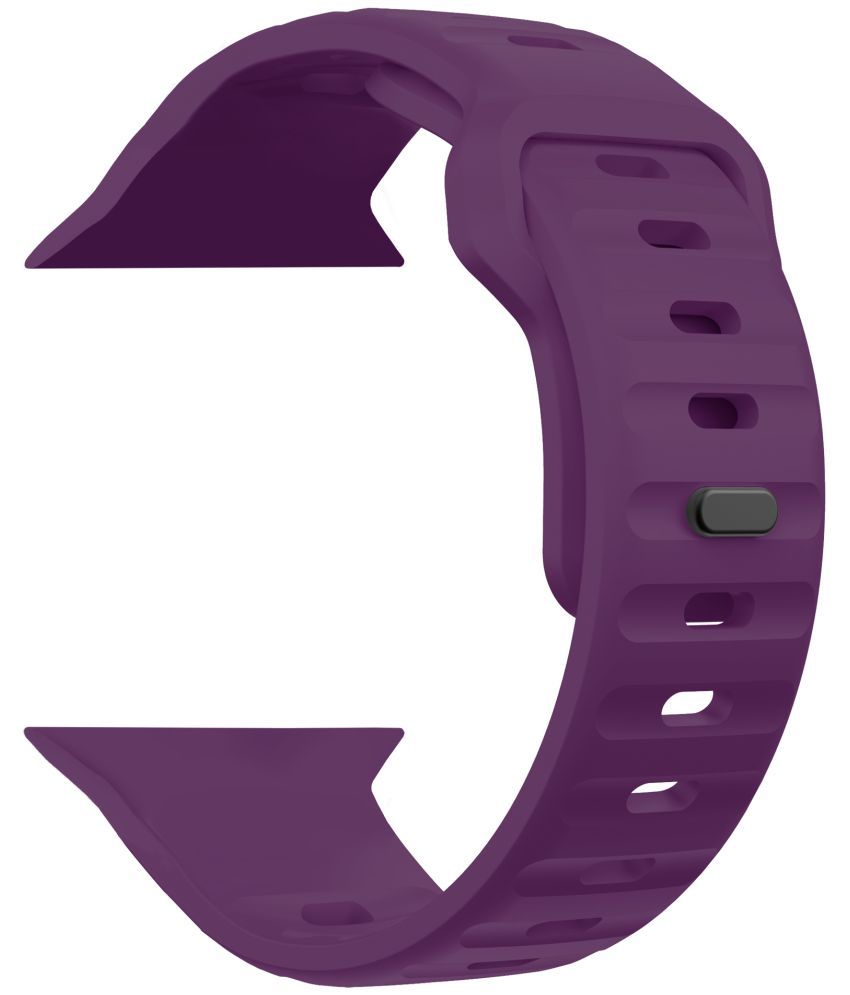     			ACM Watch Strap Slide Sports Silicone Belt compatible with Crossbeats Ignite S3 Ultra Max Smartwatch Breatheable Band Purple