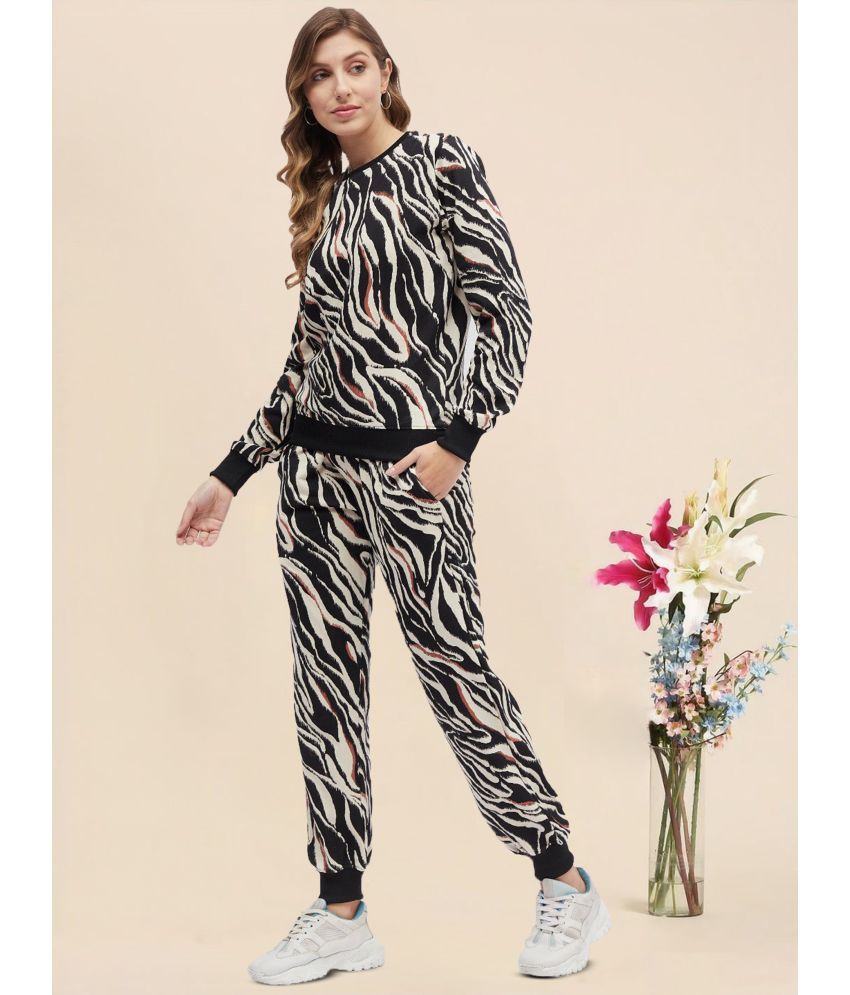     			DTR FASHION Multi Cotton Blend Printed Tracksuit - Pack of 1