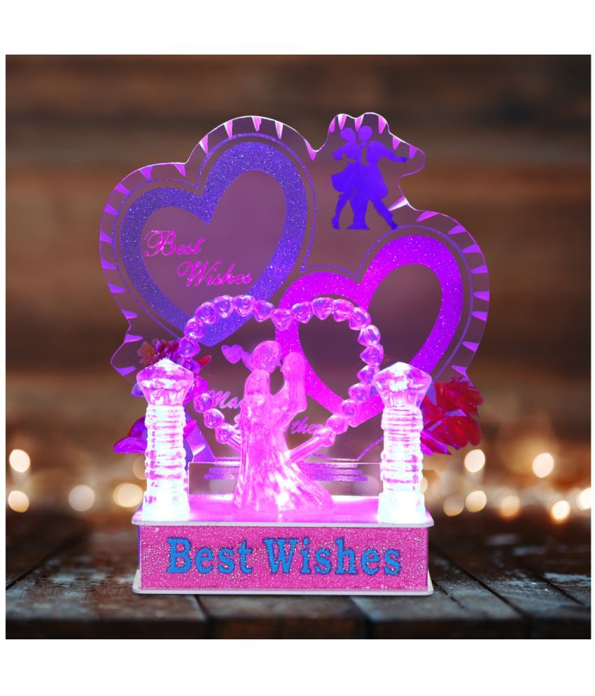     			Awesome Craft Multicolor Glass Couple Figurine