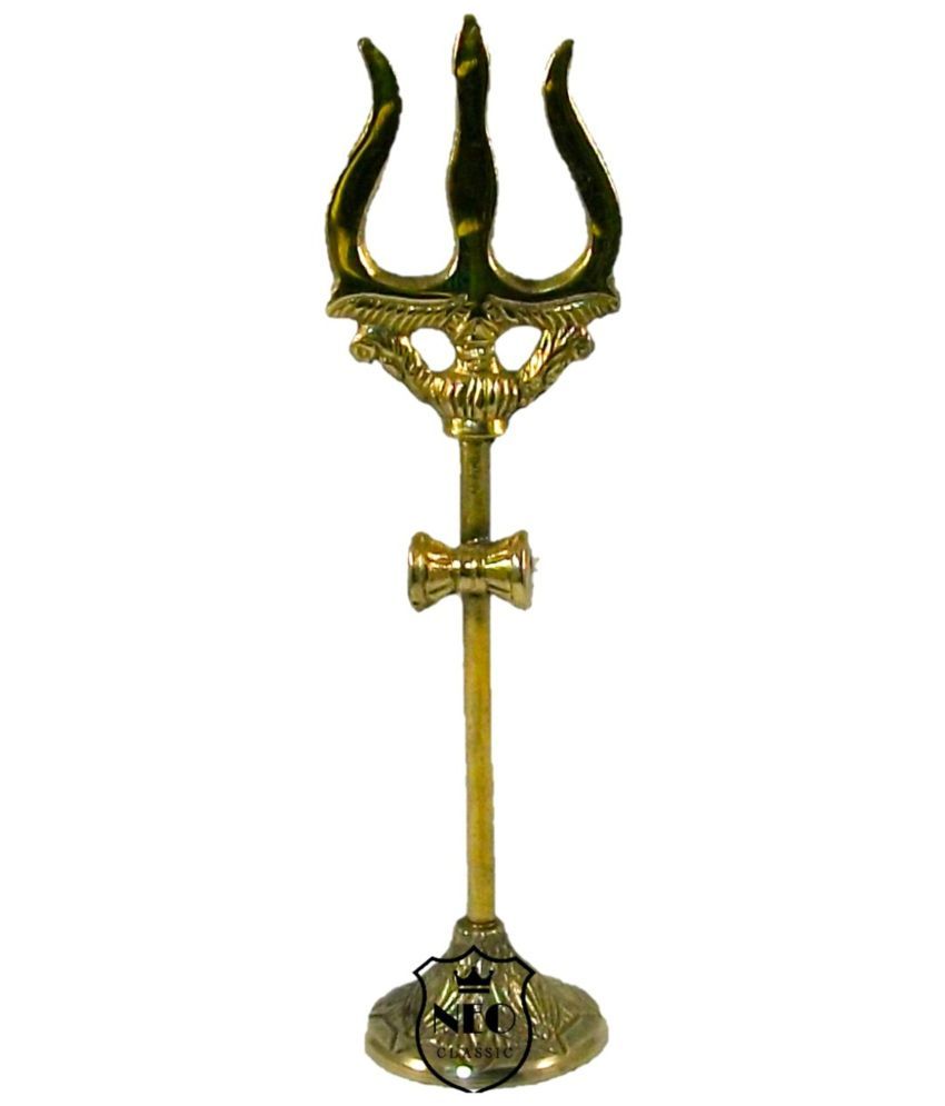     			Neo Classic Trishul Trishul Round Base 5" inch ( Pack of 1 )