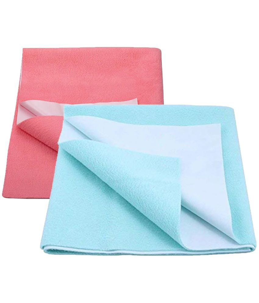     			kaseera Multi-Colour Rubber Bed Protector Sheet ( Pack of 2 )