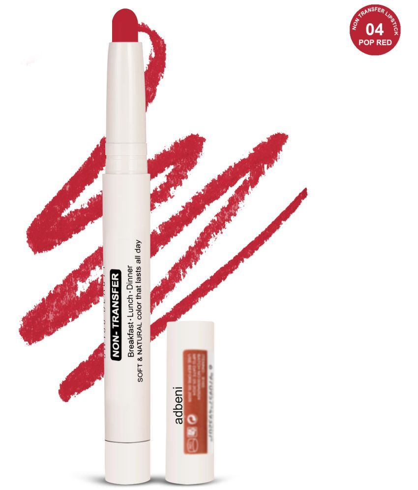     			Adbeni Blood Red Matte Lipstick Non-Transfer Long Lasting Lip Crayon 1Pc 3.8g