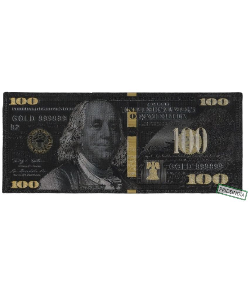     			Goldplated 100 Dollars USA Rare, Old Black Note For Collection