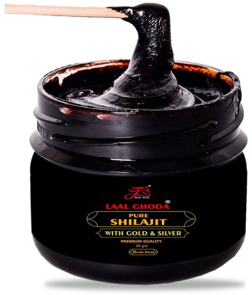     			Laal Ghoda Pure Shilajit Resin shilajit sex power tablet erectile dysfunction and premature ejaculation treatment | Original Himalayan Shilajeet For Men's Health, Stamina and Energy-20gm