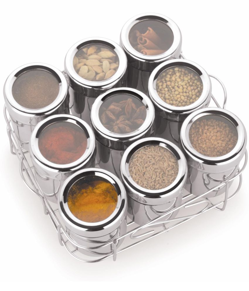     			Visaxmi Steel Masala Box Steel Silver Spice Container ( Set of 1 )