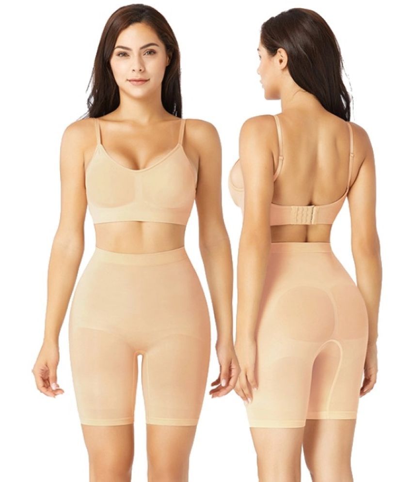     			Alroxtion Pack of 1 Cotton Blend Women's BodySuite ( Beige )