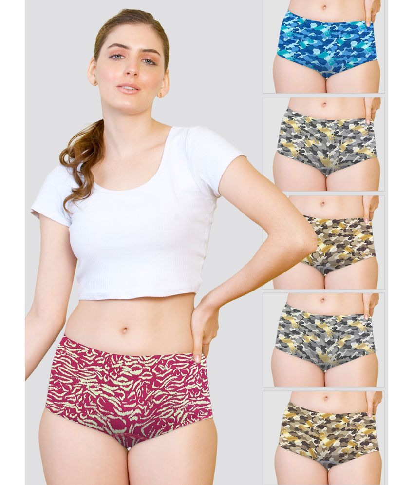     			Kalyani Pack of 6 Cotton Briefs For Women ( Multicolor4 )