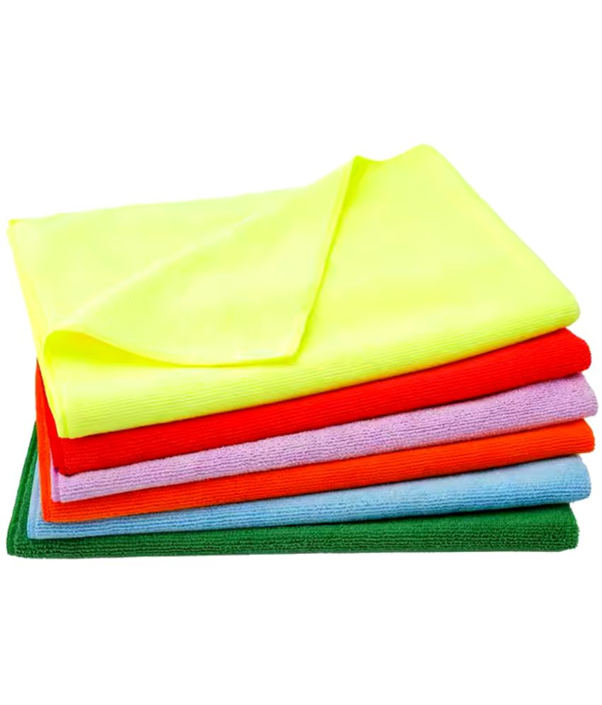     			LIQUIFIBER Microfibre Kitchen Cleaning Cleaning Cloth ( Pack of 6 )