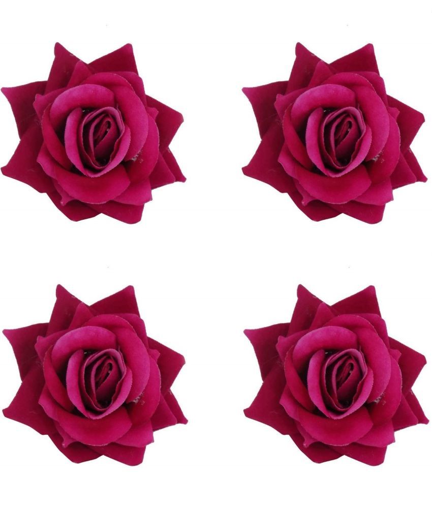     			Rhosyn Pink Women's Hair Clip ( Pack of 4 )