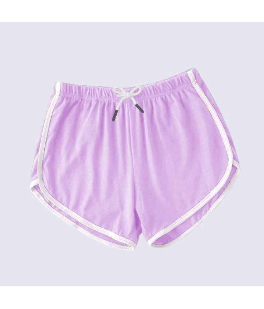     			powermerc Poly Cotton Hot Pants - Purple Single