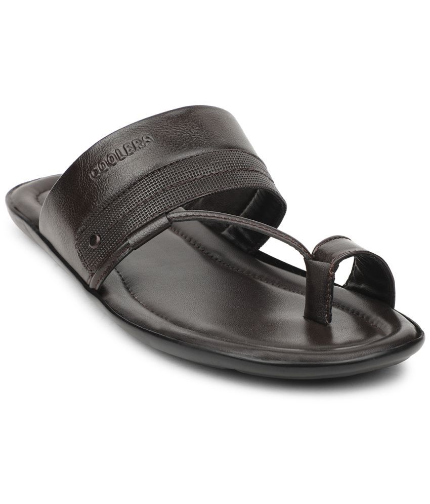     			Liberty Brown Men's Thong Flip Flop