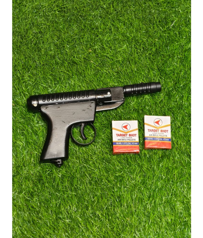     			Air Pistol Metal Gun / Bandook With Free 200 Pellets / Bullets