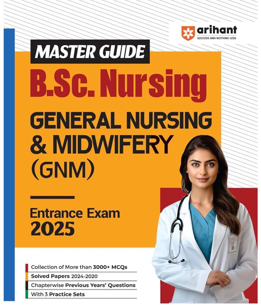     			Arihant Master Guide B.S.c Nursing General Nurshing & Midwifery (GNM) Entrance Exam 2025