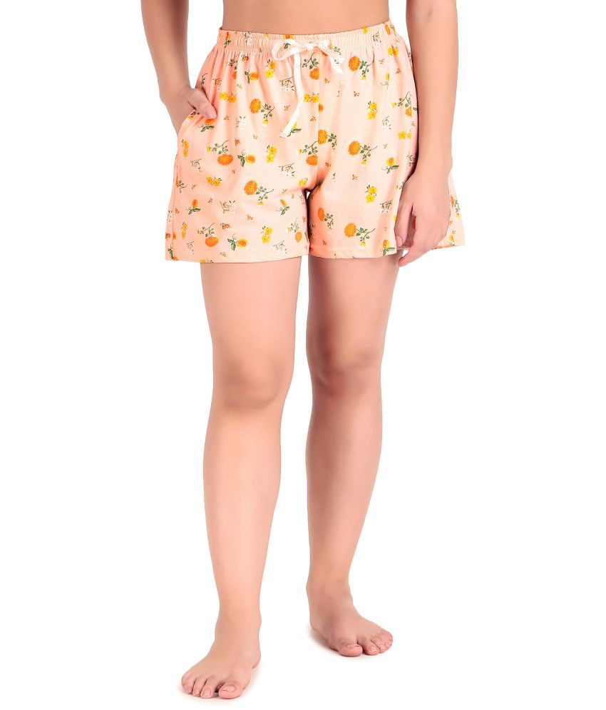     			CUSHEE Cotton Hot Pants - Orange Single