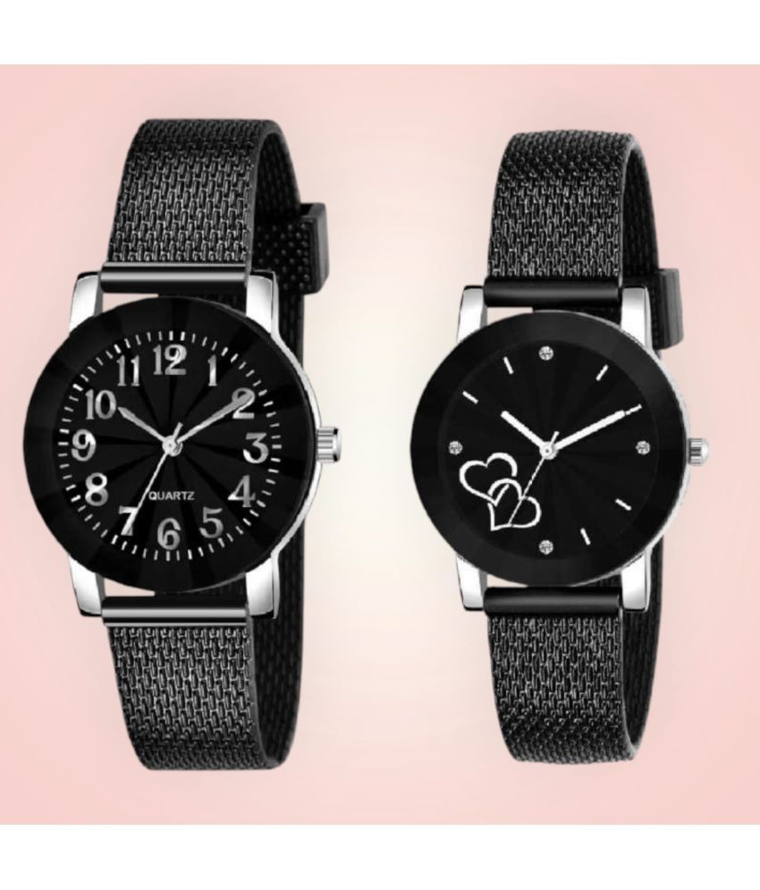     			DECLASSE Black Resin Analog Womens Watch