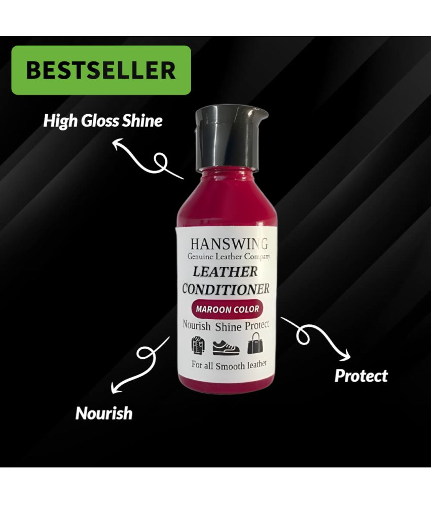     			HANSWING Cream Polish Suitable for Maroon Color