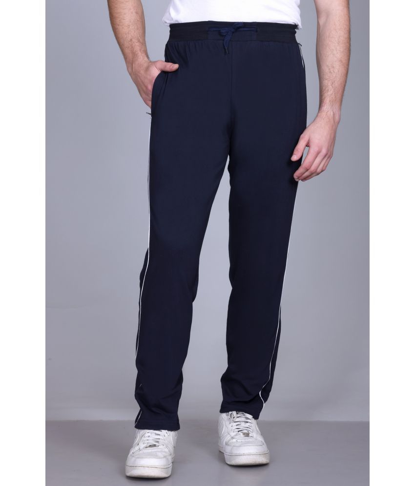     			KAZZ Navy Cotton Blend Men's Trackpants ( Pack of 1 )