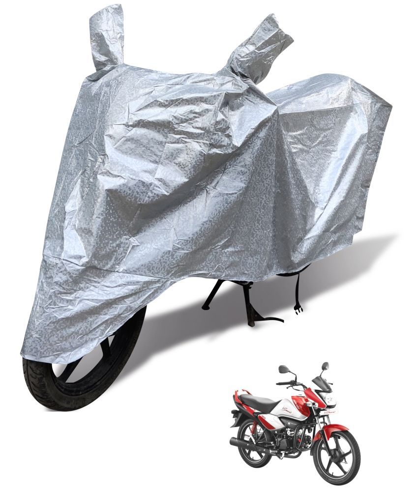     			Mockhe Bike Body Cover for Hero Splendor iSmart ( Pack of 1 ) , Silver