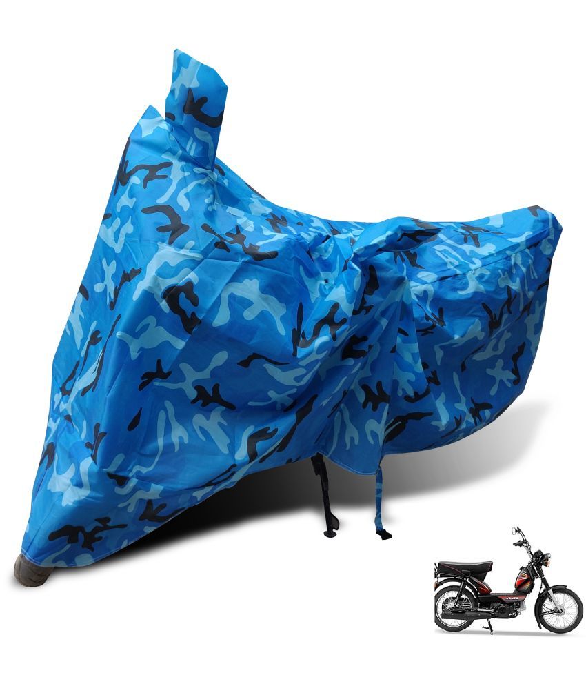     			Mockhe Bike Body Cover for TVS XL 100 Comfort ( Pack of 1 ) , Blue