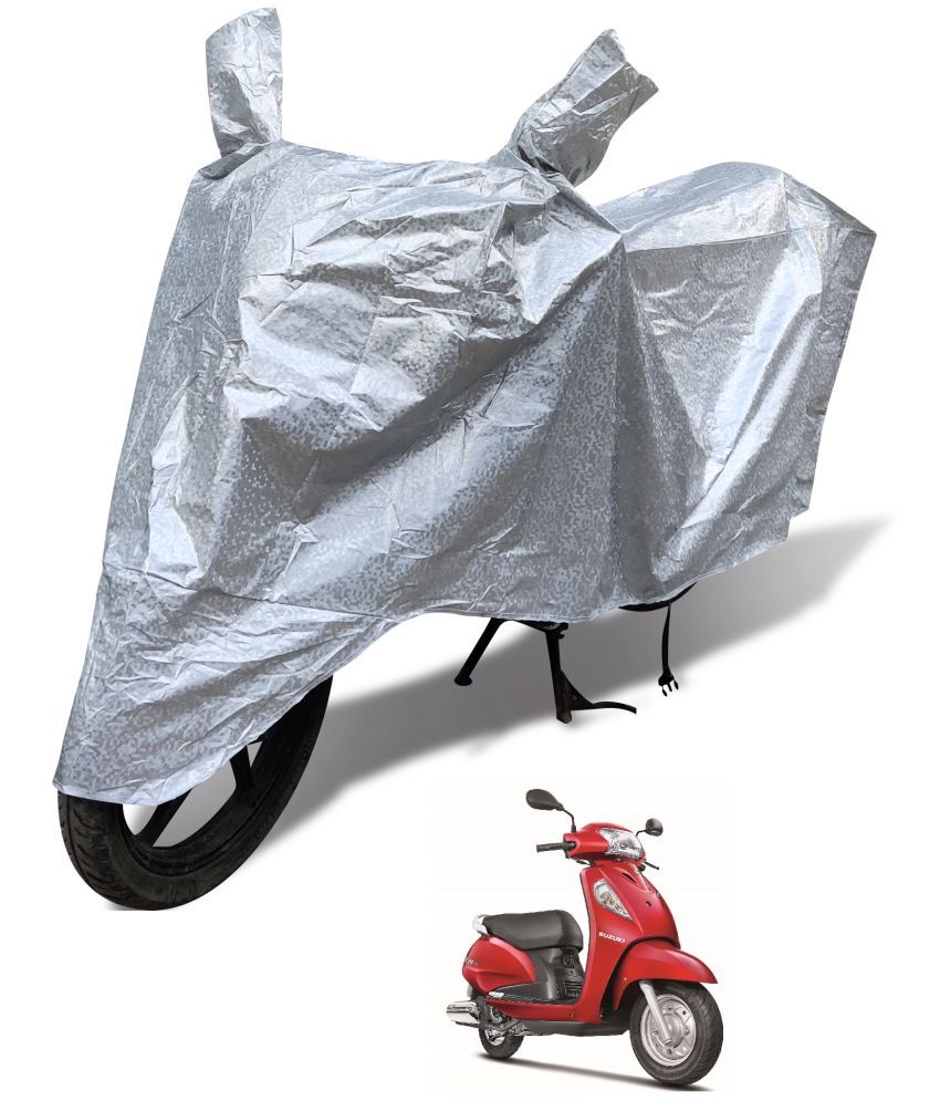     			Mockhe Bike Body Cover for Suzuki Access SE ( Pack of 1 ) , Silver