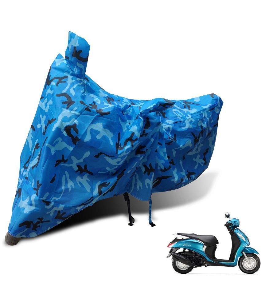     			Mockhe Bike Body Cover for Yamaha Fascino ( Pack of 1 ) , Blue