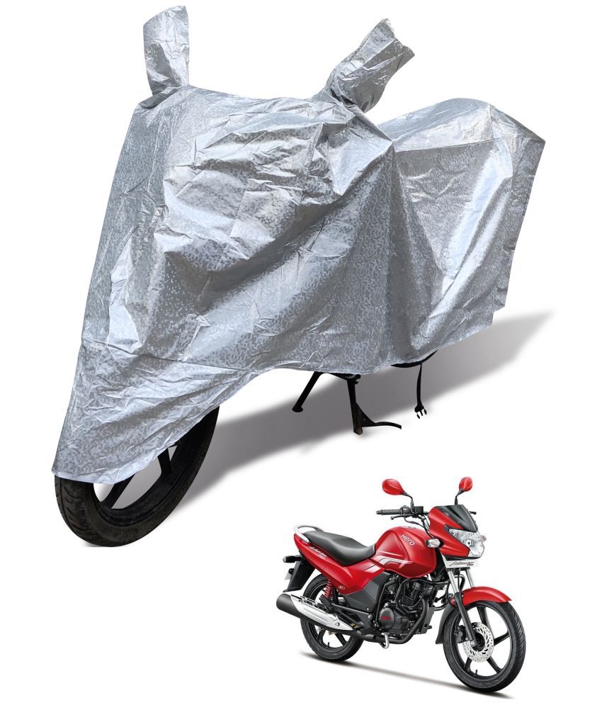     			Mockhe Bike Body Cover for Hero Achiever ( Pack of 1 ) , Silver