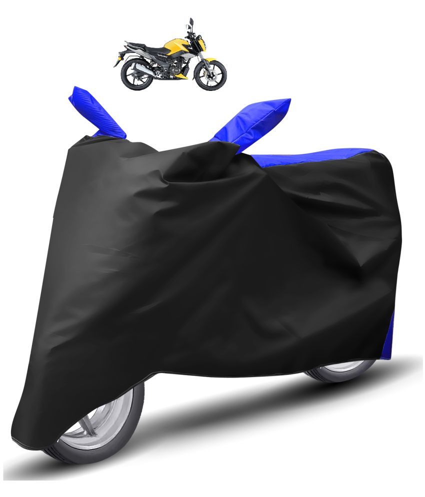     			Mockhe Bike Body Cover for TVS All Bike Models ( Pack of 1 ) , Navy Blue