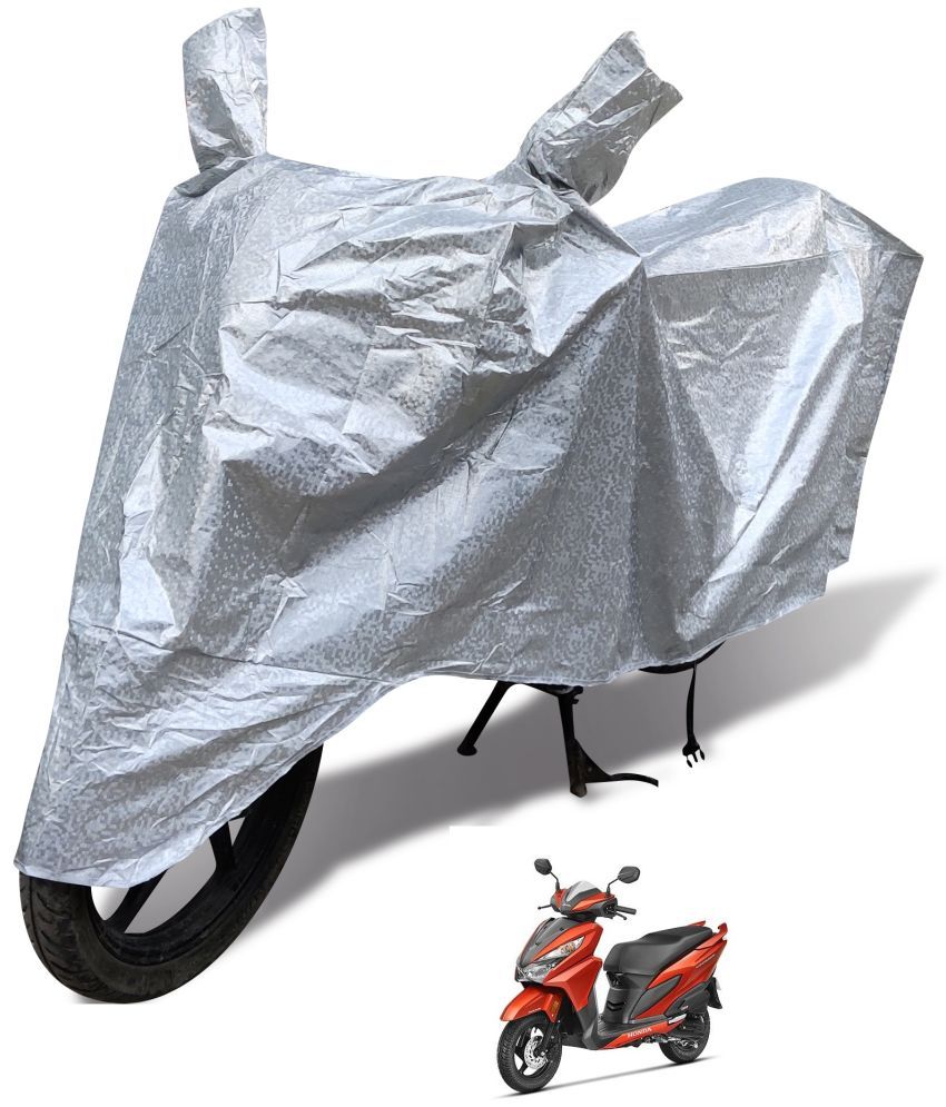     			Mockhe Bike Body Cover for Honda Grazia ( Pack of 1 ) , Silver