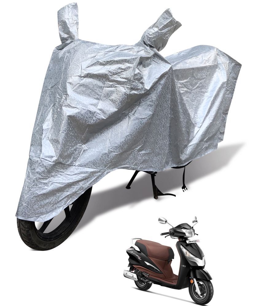     			Mockhe Bike Body Cover for Hero All Bike Models ( Pack of 1 ) , Silver