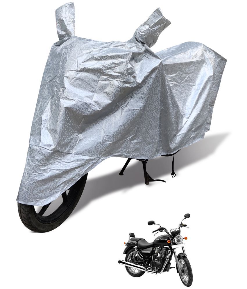     			Mockhe Bike Body Cover for Royal Enfield Thunderbird 350 ( Pack of 1 ) , Silver