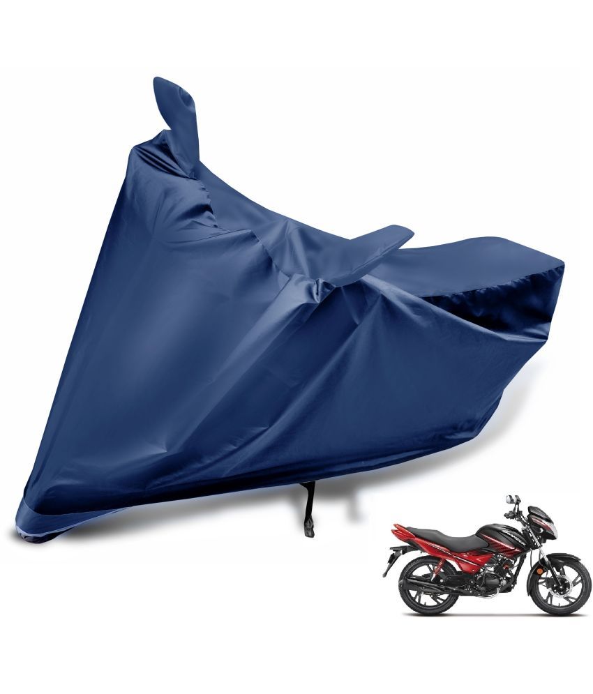     			Mockhe Bike Body Cover for Hero Glamour ( Pack of 1 ) , Navy Blue