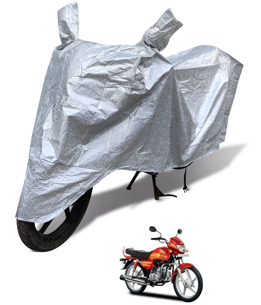     			Mockhe Bike Body Cover for Hero CD Deluxe ( Pack of 1 ) , Silver