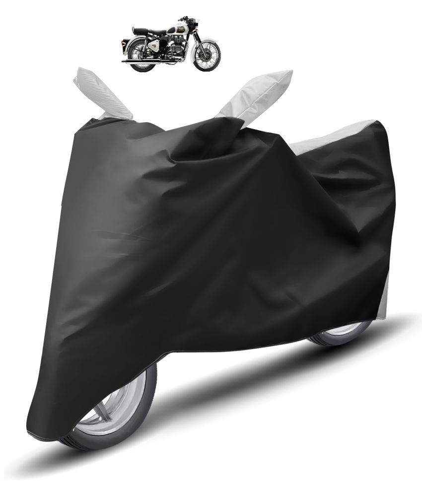     			Mockhe Bike Body Cover for Royal Enfield Classic 350 ( Pack of 1 ) , Silver