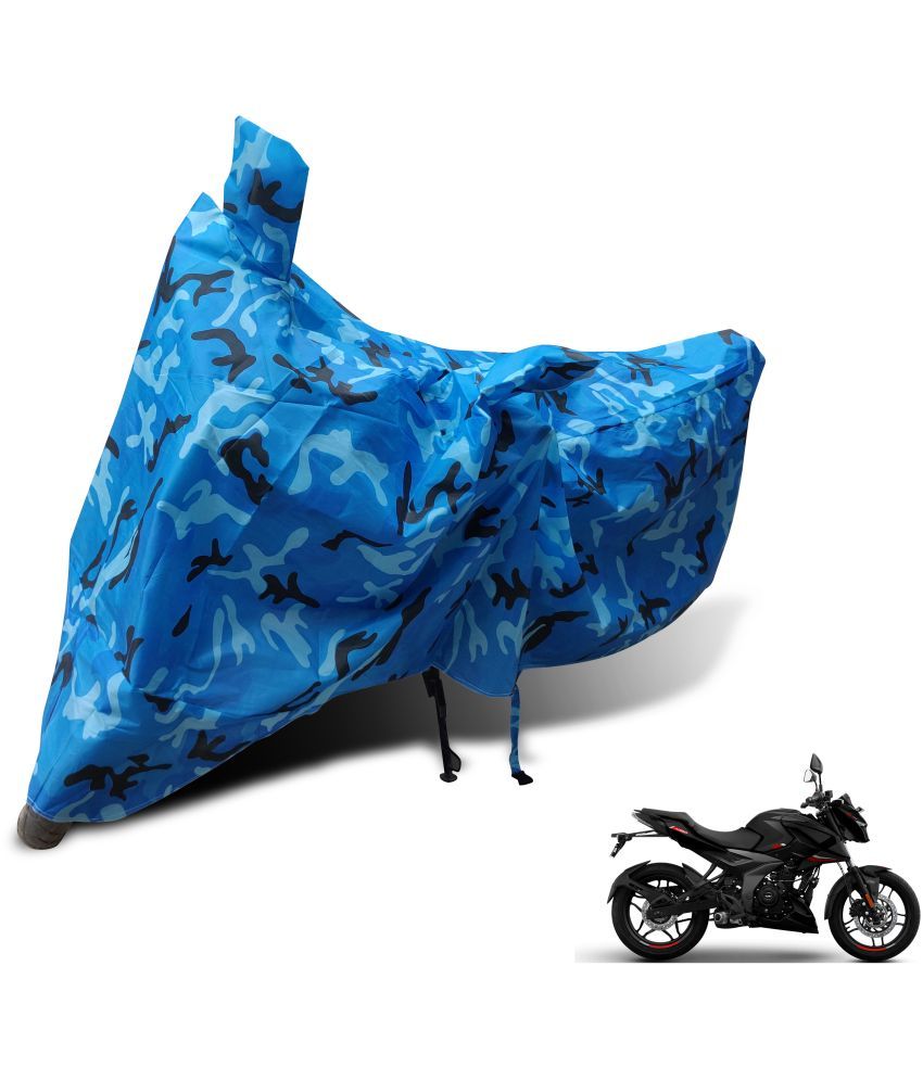     			Mockhe Bike Body Cover for Bajaj All Bike Models ( Pack of 1 ) , Blue