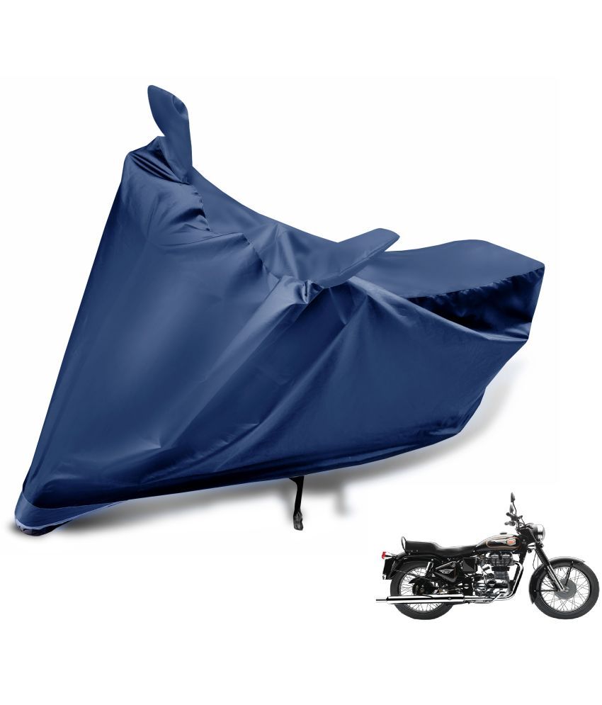     			Mockhe Bike Body Cover for Royal Enfield Bullet 350 ( Pack of 1 ) , Navy Blue