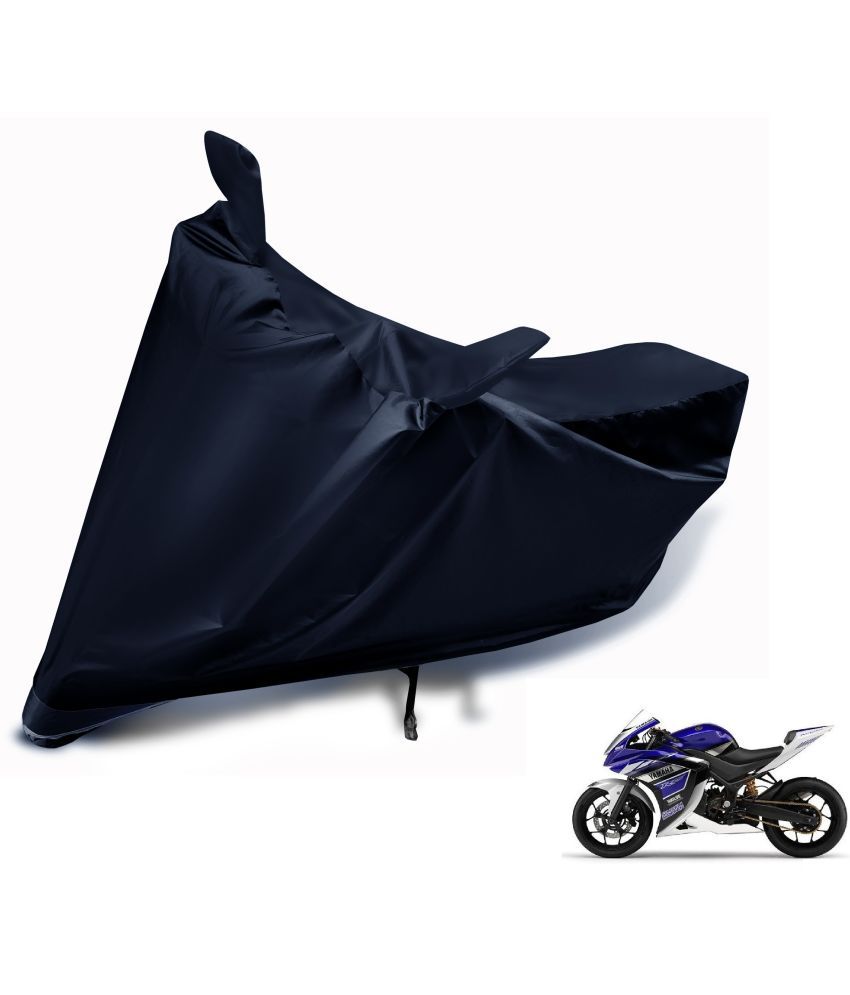     			Mockhe Bike Body Cover for Yamaha All Bike Models ( Pack of 1 ) , Black