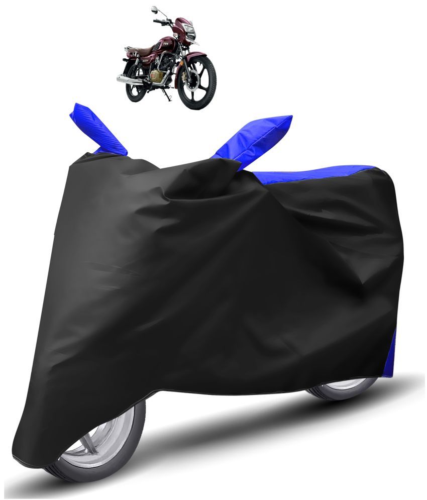     			Mockhe Bike Body Cover for TVS All Bike Models ( Pack of 1 ) , Navy Blue