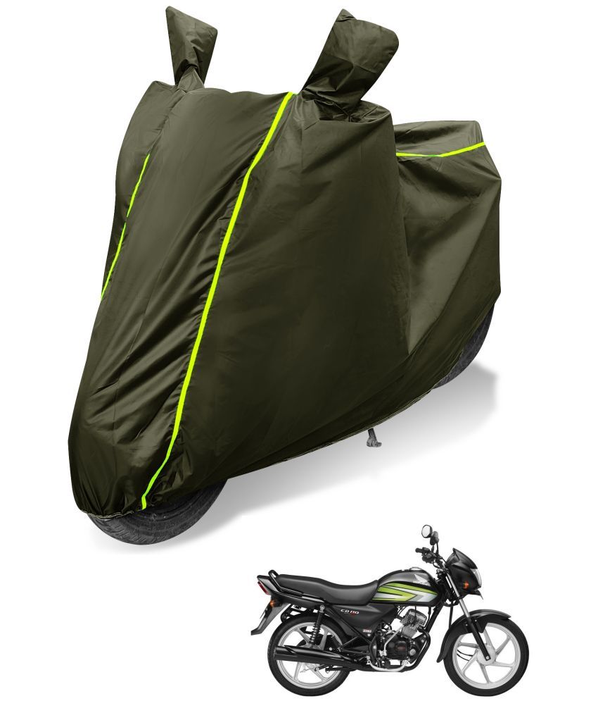     			Mockhe Bike Body Cover for Honda CD 110 Dream ( Pack of 1 ) , Green