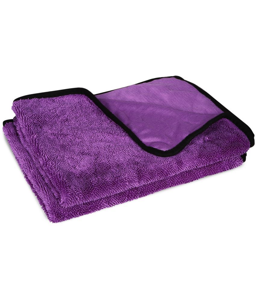     			Mockhe Purple 600 GSM Microfiber Cloth For Automobile ( Pack of 2 )