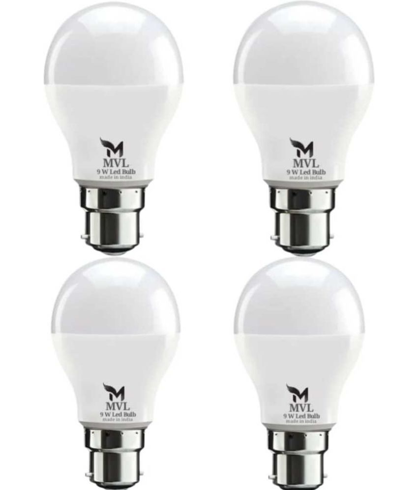     			SPARKWORLD 9W Cool Day Light LED Bulb ( Pack of 4 )