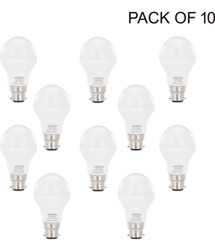     			Spark World 9W Cool Day Light LED Bulb ( Pack of 10 )