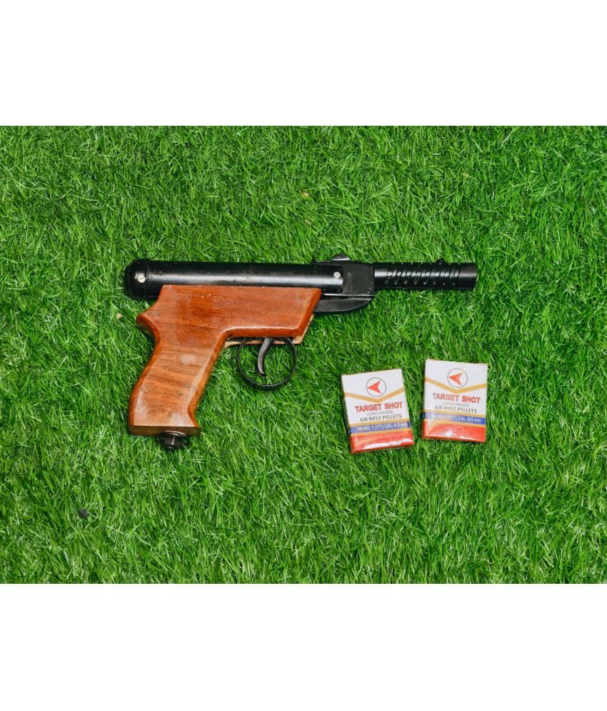     			Air Pistol Metal Gun / Bandook With Free 200 Pellets / Bullets