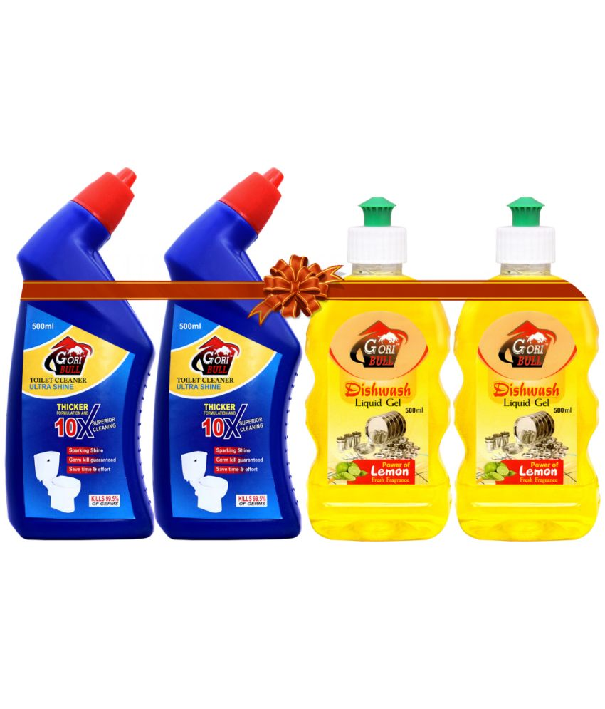     			GORIBULL GORIBULL Toilet Cleaner Ready to Use Liquid REGULAR 2 Pack of 4